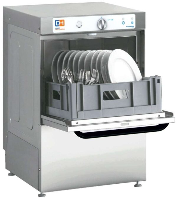 Lavavajillas Industrial con Bomba de Desagüe y Cesta de 40x40cm de 470 x520 x720h mm CORDOBA CORDOBA400B