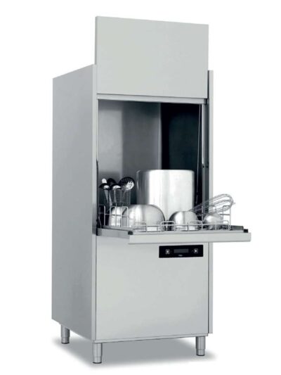 Lavaobjetos con cesta 70x70 cm Altura lavado 85 cm de 850x850x2190h mm VERONA V7070RC con recuperador de calor