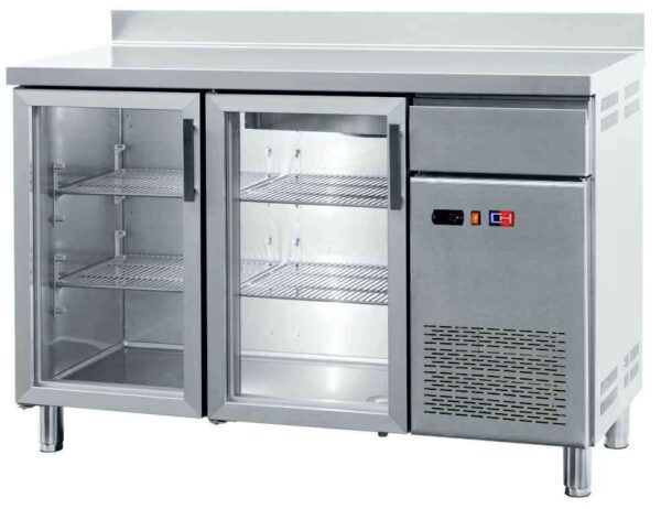 Frente Mostrador Refrigerado con Puertas de Vidrio 2 puertas de 1442 x600 x1045h mm CORDOBA FMCH-150V