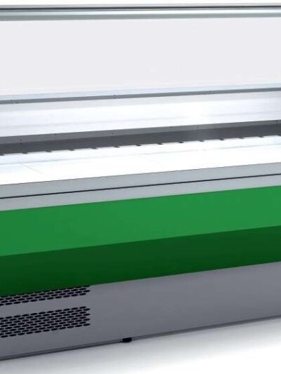Vitrina Refrigerada Cristal Recto Sin reserva Fondo 900 dim.2525x940x1235h mm Línea Córdoba VEDS-9-25-R