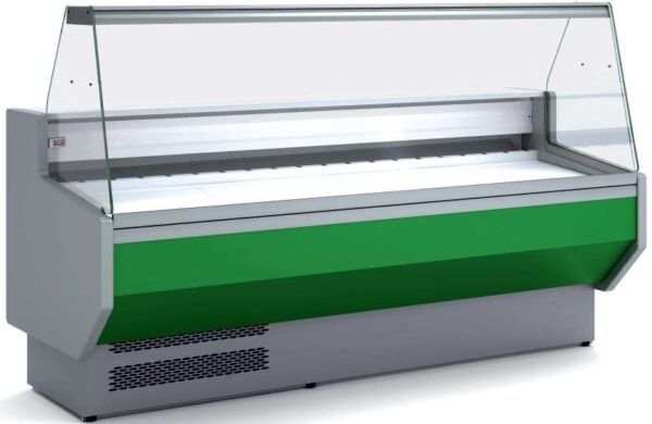 Vitrina Refrigerada Cristal Recto Sin reserva Fondo  900 dim.2525x940x1235h mm Línea Córdoba VEDS-9-25-R