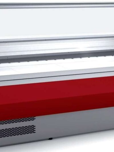 Vitrina Refrigerada Cristal Curvo Sin reserva Fondo 900 dim.1525x940x1235h mm Línea Córdoba VEDS-9-15-C