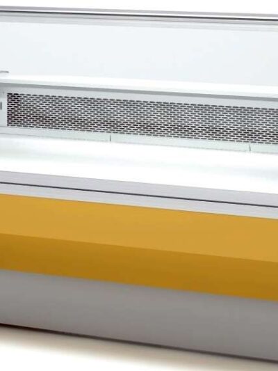 Vitrina Refrigerada Cristal Recto Sin reserva Fondo 1100 dim.2525x1100x1235h mm Línea Córdoba VEDS-10-25-R-TF