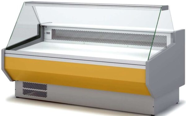 Vitrina Refrigerada Cristal Recto Sin reserva Fondo 1100  dim.2995x1100x1235h mm Línea Córdoba VEDS-10-30-R-TF