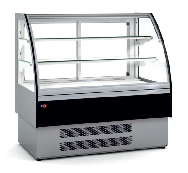 Vitrina Refrigerada Expositora Ventilada de 1262x710x1200h mm BADAJOZ VVC130