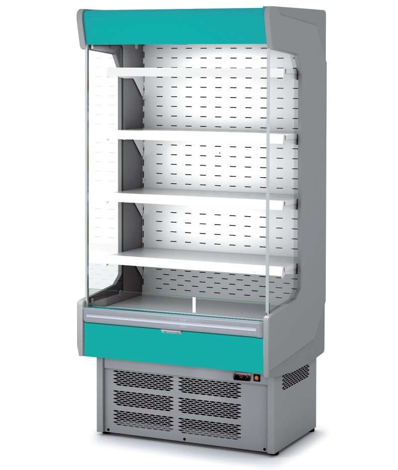 Vitrina Expositora Mural Fondo 800 dim.970x860x2020h mm Línea Córdoba M-8-100