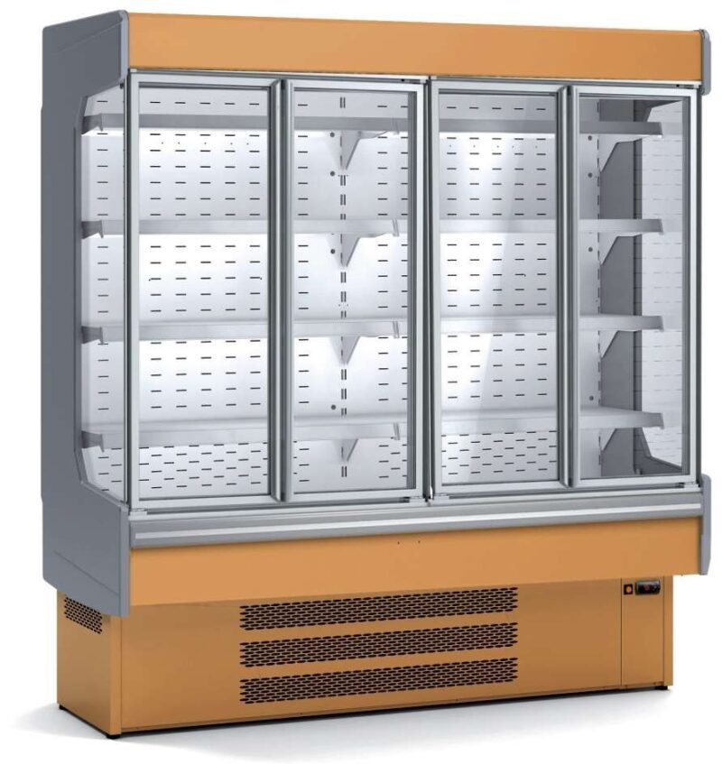 Vitrina Expositora Mural con Puertas dim.2900x725x2022h mm Línea Córdoba M-6-290-EG