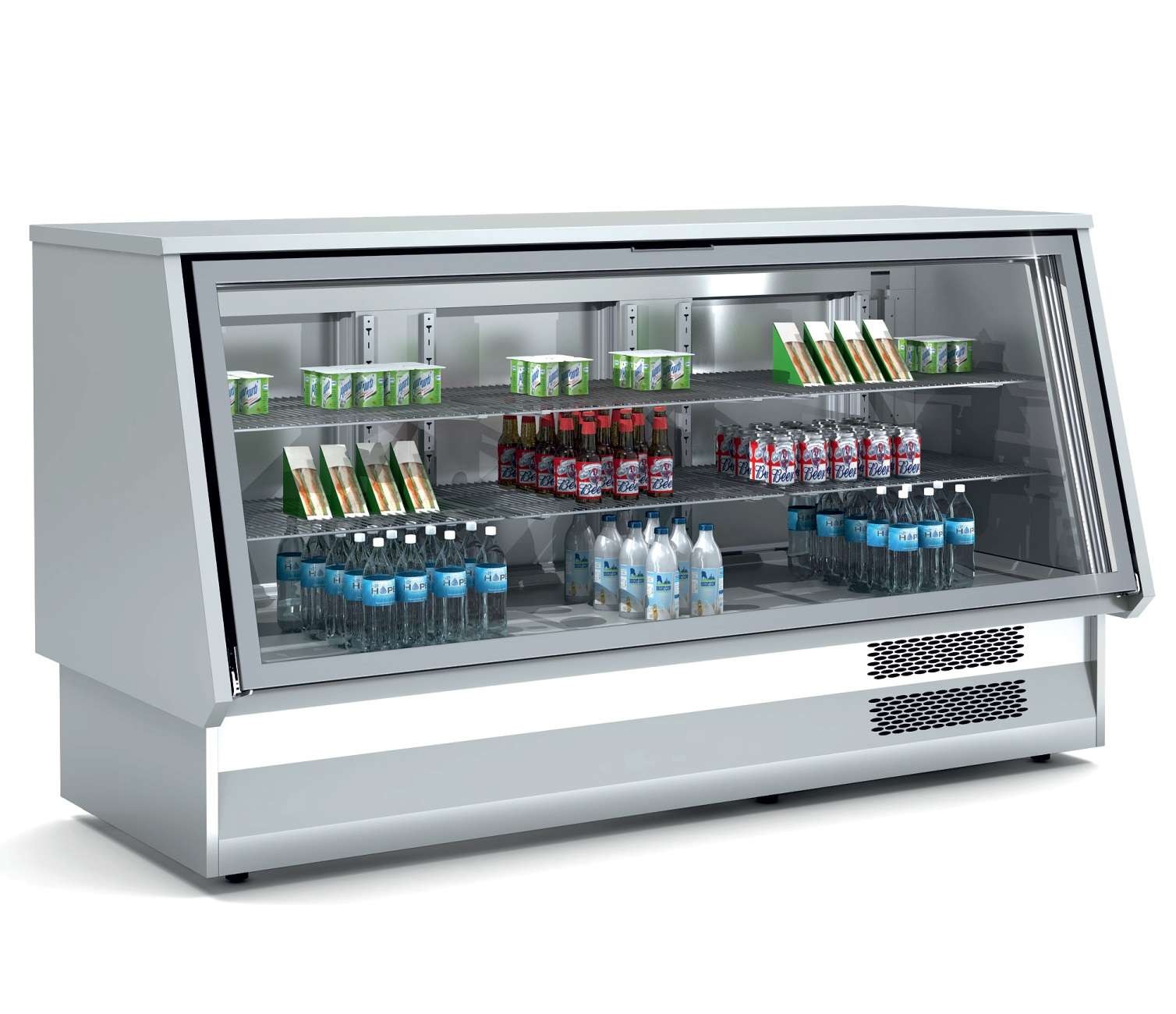 Vitrina Expositora Cerrada dim.1500x847x1085h mm Línea Córdoba VCC-9-15