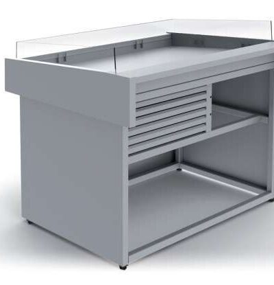Mostrador Pescado dim.1200x950x990h mm Línea Córdoba DBFP-120