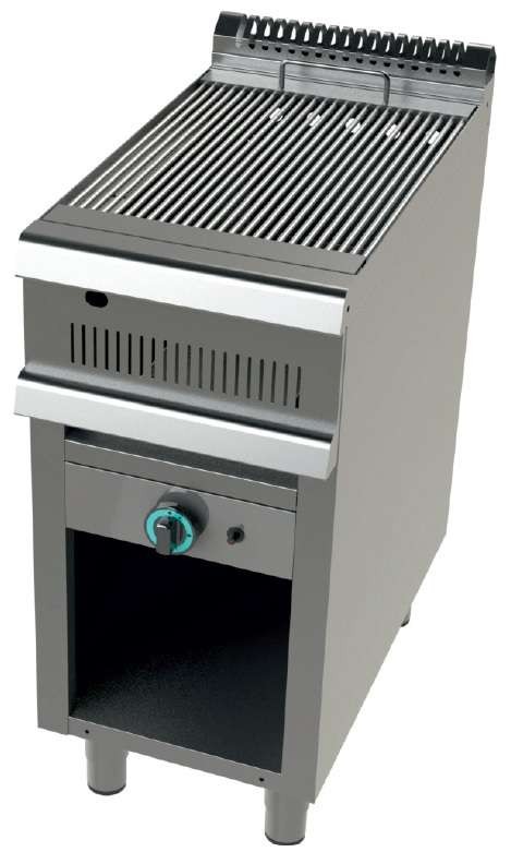 Barbacoa a gas con mueble 11 Kw Serie 900 JUNEX con medidas 400x900x900 h mm GR9C100