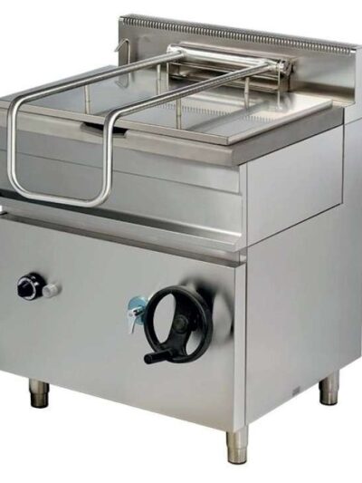 Sartén basculante a gas 65 litros 13kw 800x700x900h mm GP722 Línea Estambul