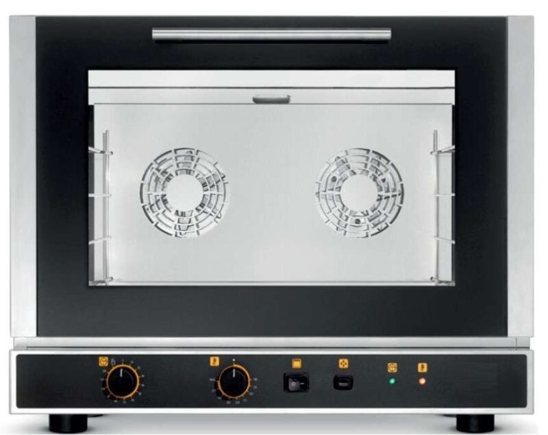 Horno eléctrico convección SNACK con GRILL y HUMIFIDICACIÓN 4 bandejas 60x40 cm EKF464.3GRILL Línea Padova