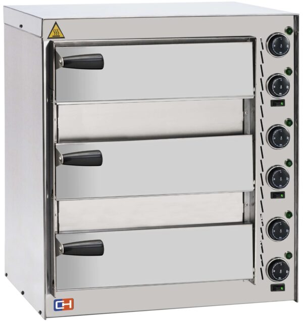 Horno Eléctrico de Pizza Compacto 3 pizza diámetro 35 cm AVEIRO FP52PI