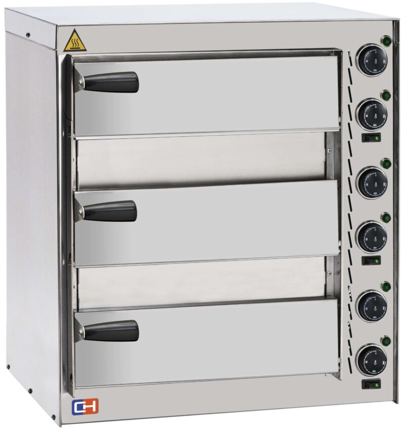 Horno Eléctrico de Pizza Compacto 3 pizza diámetro 35 cm AVEIRO FP52PI