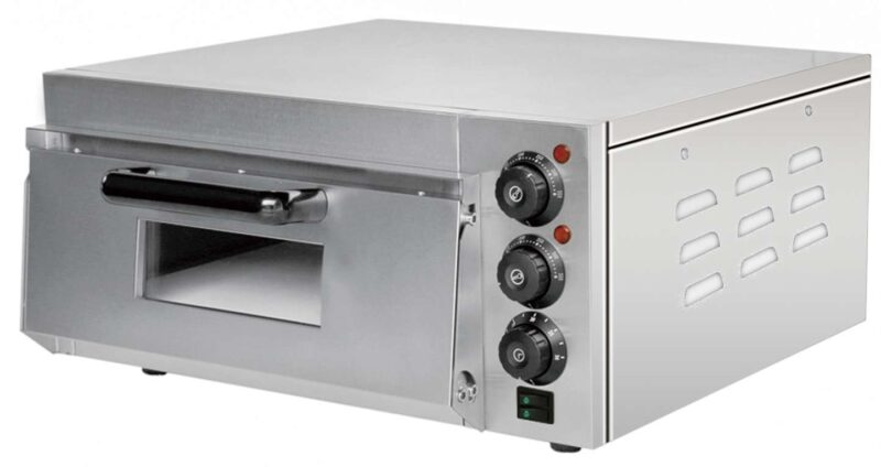 Horno Eléctrico de Pizza Compacto de 560 x570 x280h mm para 1 Pizza 38 cm PEK20 Línea Pekín