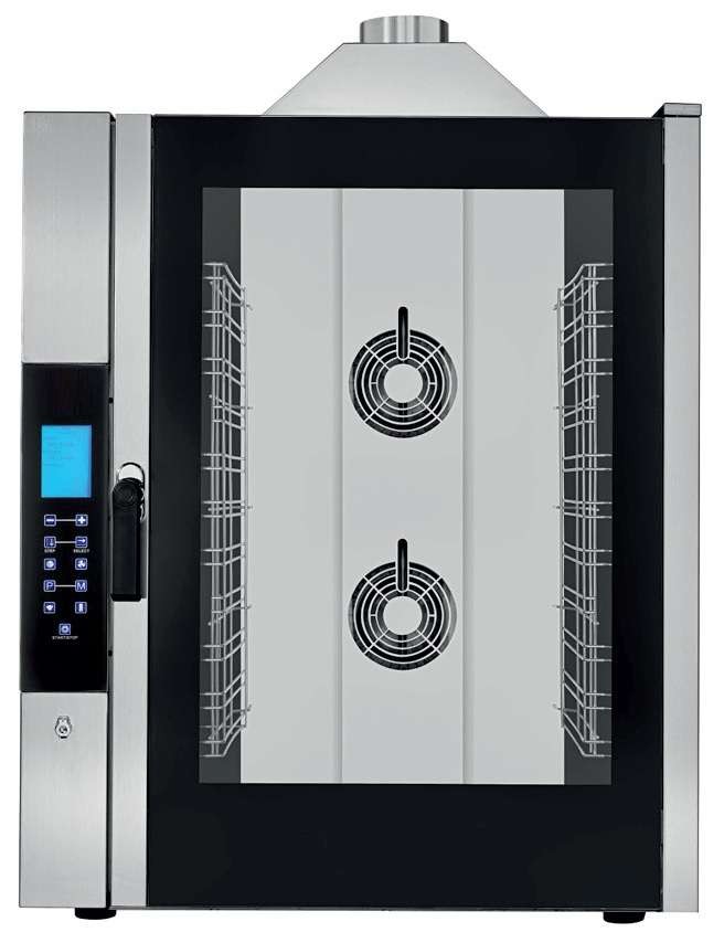 Horno de gas convección TOUCH CONTROL con VAPOR 11 bandejas GN1/1 EKF1111GTC Línea Padova