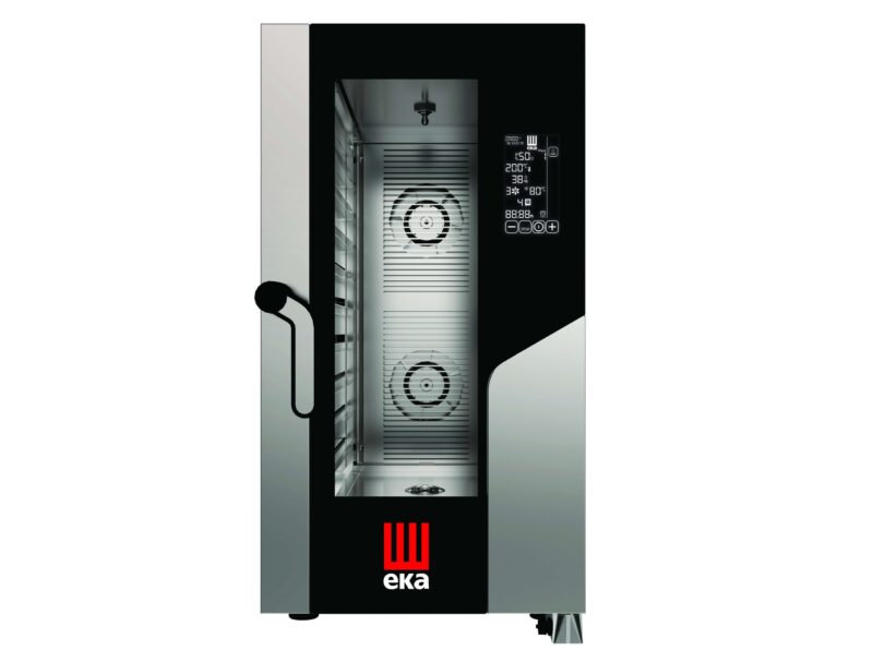 Horno eléctrico convección MILLENIAL BLACK MASK COMPACTO Gastronomía 10 bandejas GN1/1 MKF1011CBM Línea Padova