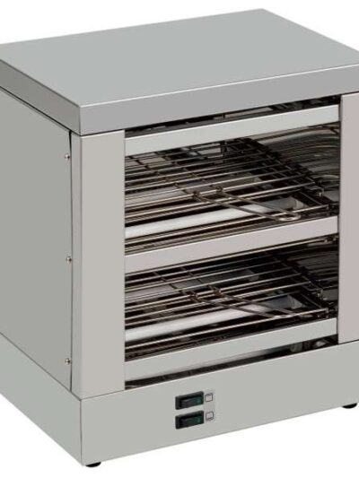 Tostador 2 pisos Slim Line resistencias de cuarzo sin temporizador 1800W TE2