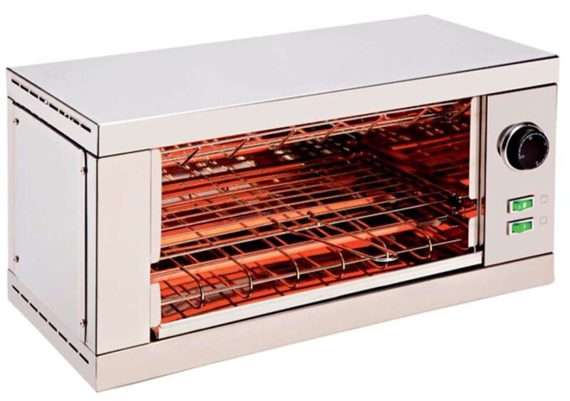 Tostador 1 piso resistencias de cuarzo con temporizador 2000W TS1T