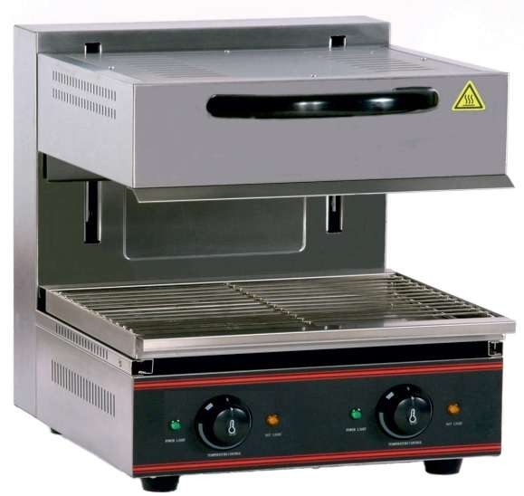 Salamandra Eléctrica Elevable de 600 x510 x520h mm PEKIN EB600. -31KG.