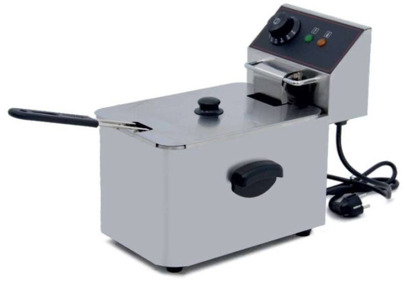 Freidora eléctrica de 4 litros 2 Kw 260x385x325h mm IEF-4L-EGO