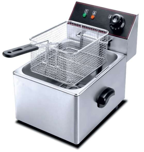 Freidora Eléctrica 10 litros SIN Grifo de 265 x425 x350h mm PEKIN IEF-8L-EGO