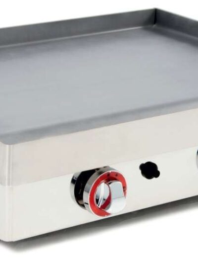 Plancha a Gas Acero Laminado 6mm de 6,4Kw medidas 610x457x240h mm línea Badajoz 60PGL