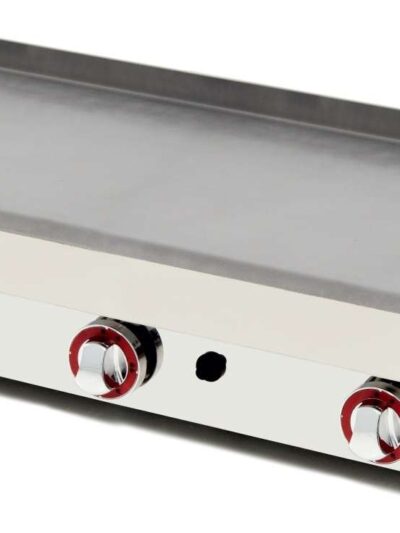Plancha a Gas Acero Laminado 6mm pot.9,6Kw dim.1010x457x240h mm línea Badajoz 100PGL