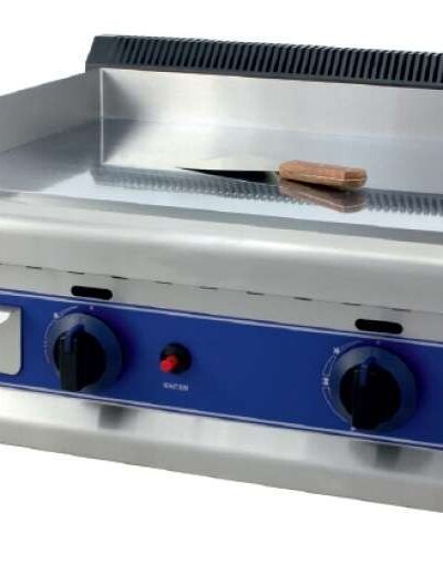 Frytops a Gas Acero Rectificado 12 mm de 650 x610 x340h mm PEKIN ICG650