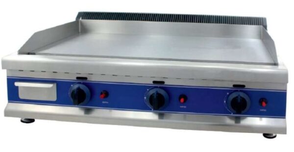 Frytops a Gas Acero 16 mm con Baño Cromo Duro 50 Micras de 950 x610 x340h mm PEKIN ICG950C