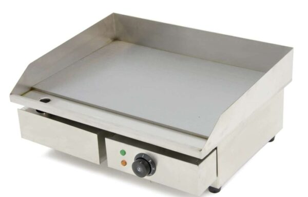 Plancha Eléctrica Acero Rectifcado 10 mm  Económica de 740 x490 x240h mm PEKIN IEG-820