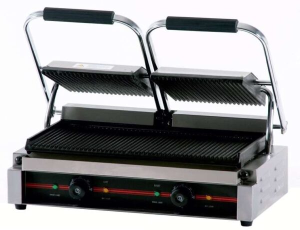 Grill Eléctrico Doble de 570 x310 x210h mm PEKIN IEG-813. 25 Kg
