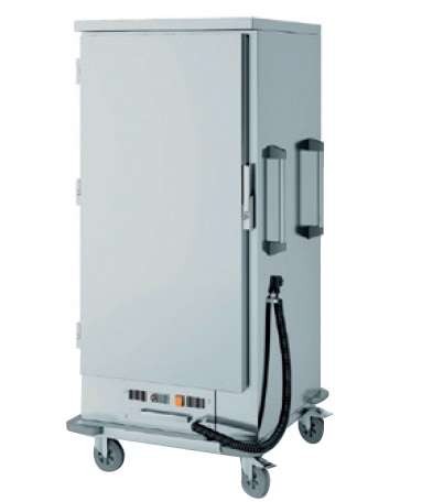 Carro Caliente 1 Puerta Bajo 17 bandejas GN2/1 de 770x850x1700h mm CC-17GN