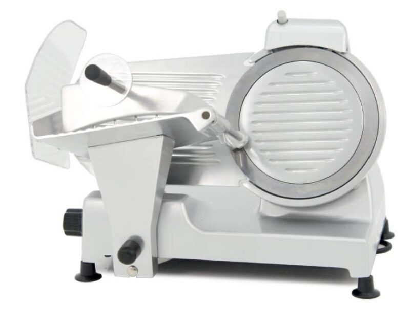 Cortadora de Embutidos cuchilla 250 mm y Potencia 240W con Base de Aluminio Fundido y Barnizado PEKIN CF-250