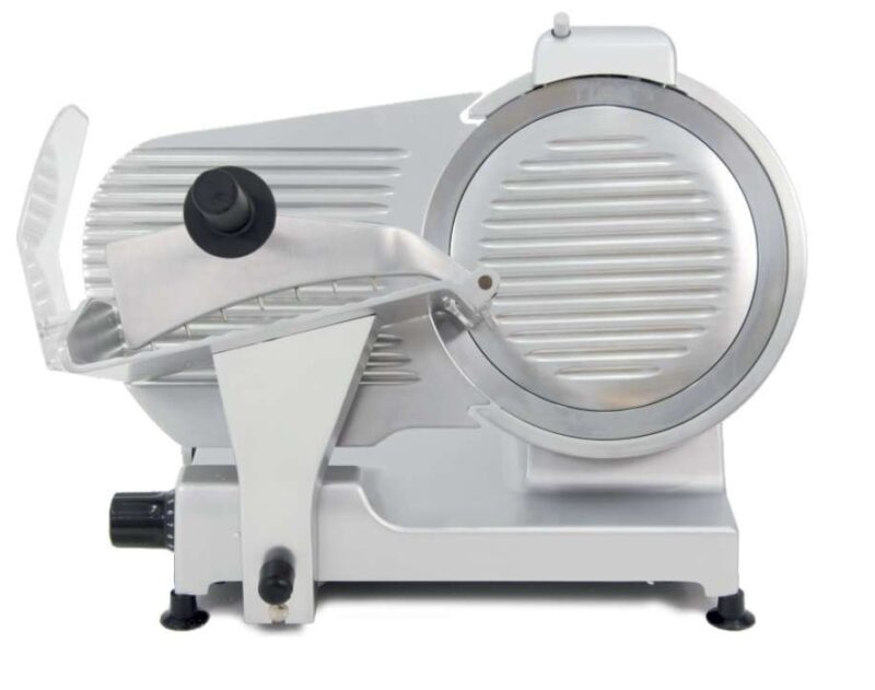 Cortadora de Embutidos cuchilla 300 mm y Potencia 380W con Base de Aluminio Fundido y Barnizado PEKIN CF-300