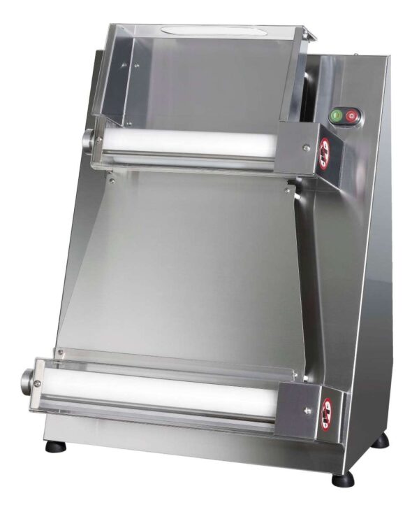 Laminadora Formadora de Pizza 26 a 40 cm rodillos paralelos TREVISO S42RP