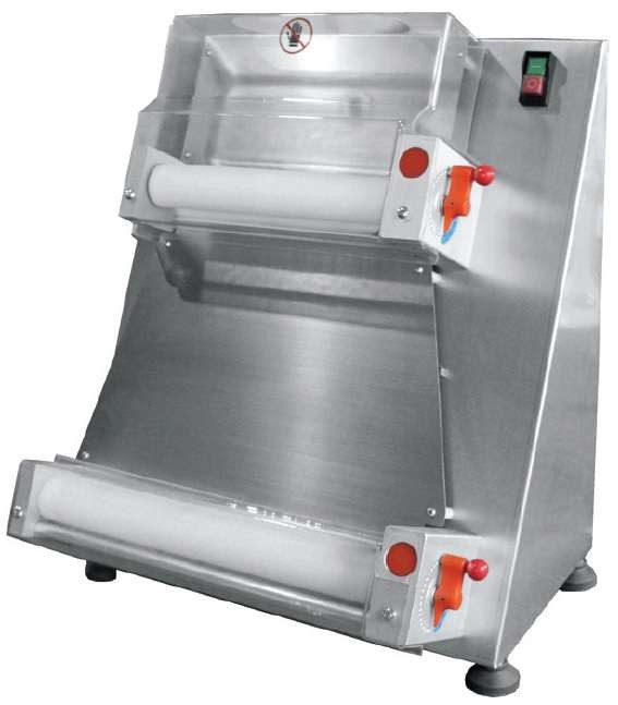Laminadora Formadora de Pizzas Diámetro 400 mm de 530 x530 x650h mm PEKIN APD40