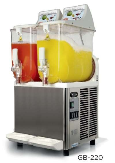 Granizadora GraniBEACH 10 + 10 litros CARPIGIANI de 400 x470 x860h mm VALENCIA GB-220