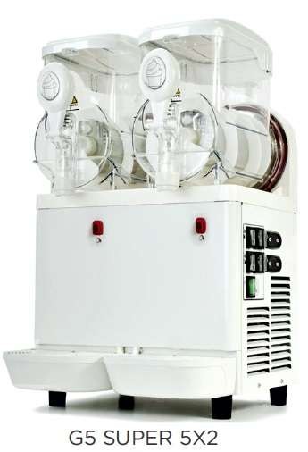 Máquina Preparadora Crema Fría 5 + 5 litros CARPIGIANI de 400 x400 x680h mm VALENCIA G5 SUPER 5X2