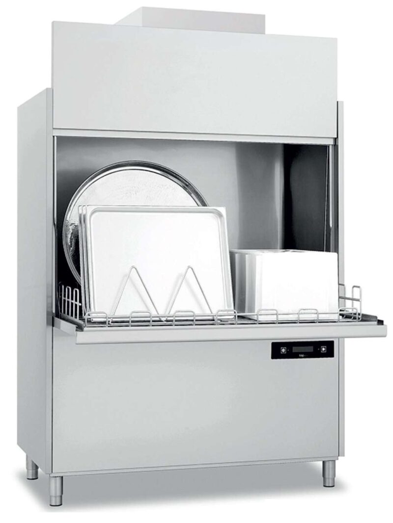 Lavaobjetos con cesta 131x70 cm Altura lavado 85 cm de 1470x850x2190h mm VERONA V13170RC con recuperador de calor