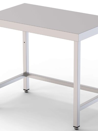 Mesa de Trabajo Acero inoxidable Central Sin Estante 1300x700x850h mm WTC170130S0