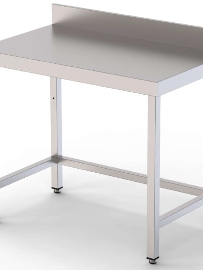 Mesa de Trabajo Acero inoxidable Mural Sin Estante 1700x800x850h mm WTW180170S0