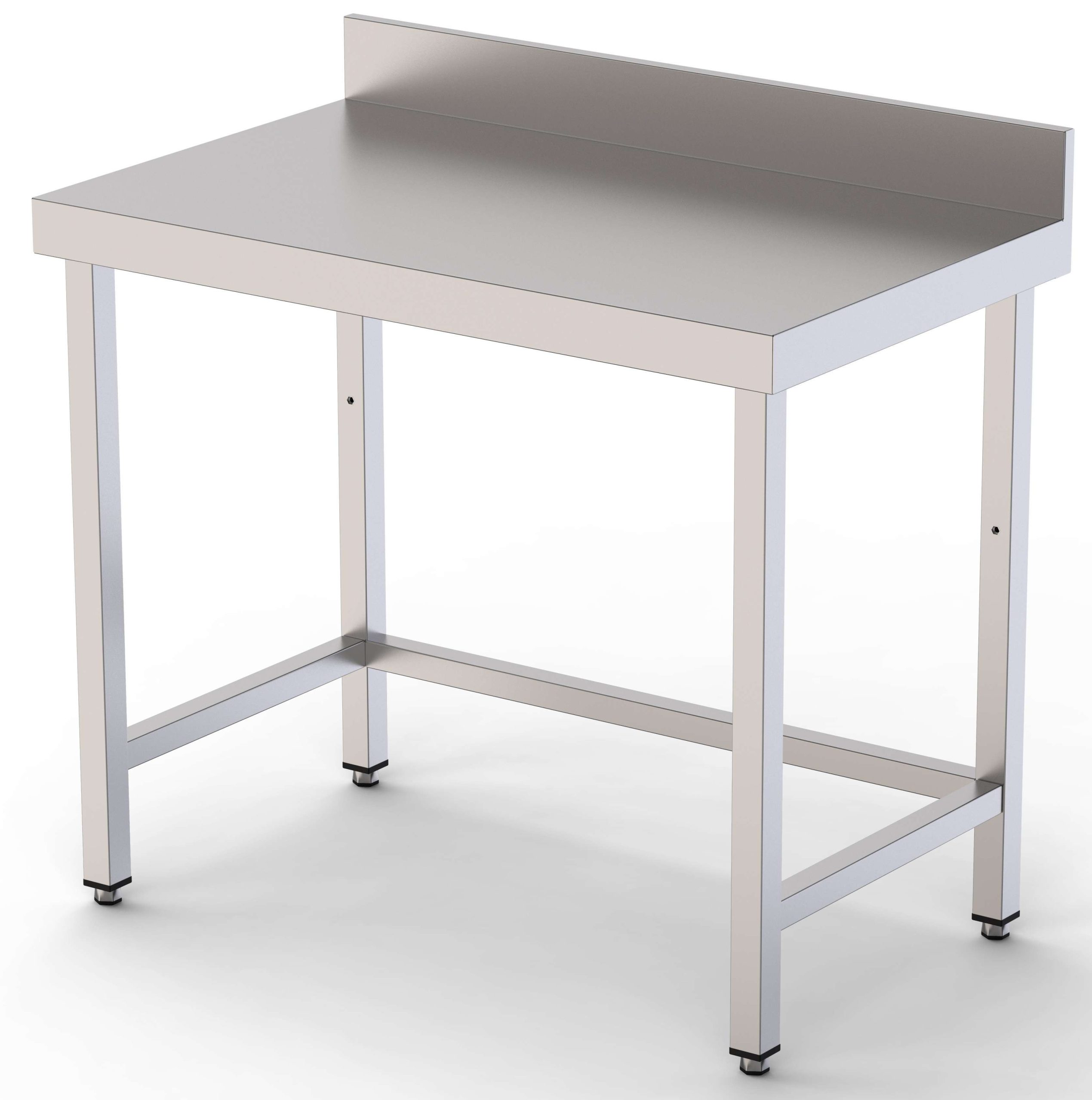 Mesa de Trabajo Acero inoxidable Mural Sin Estante 800x900x850h mm WTW190080S0
