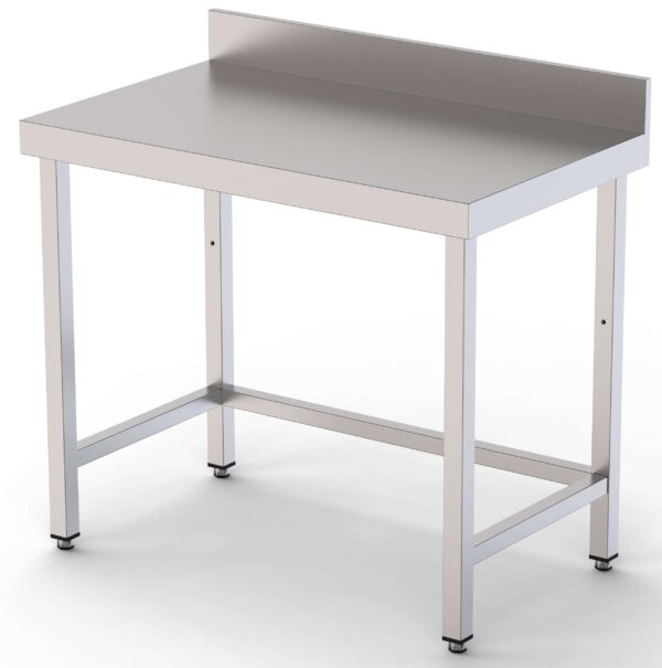 Mesa de Trabajo Acero inoxidable Mural Sin Estante 1000x900x850h mm WTW190100S0
