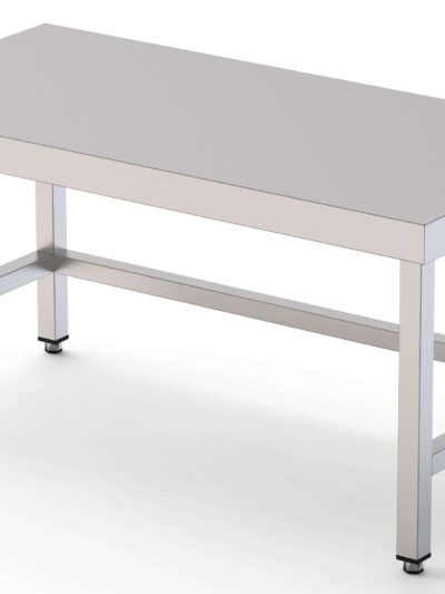 Mesa de Trabajo Acero Inoxidable Baja Central Sin Estante 900x700x600h mm WTC270090S0