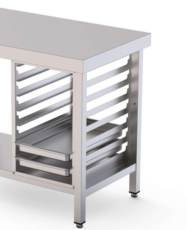 Módulo Acero Inoxidable Para 8 Bandejas 600x400 mm 658x512x597h mm WTA436659BK