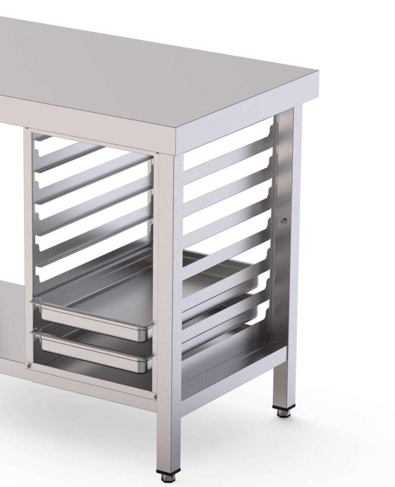 Módulo Acero Inoxidable Para 8 Bandejas 600x400 mm 658x512x597h mm WTA436659BK