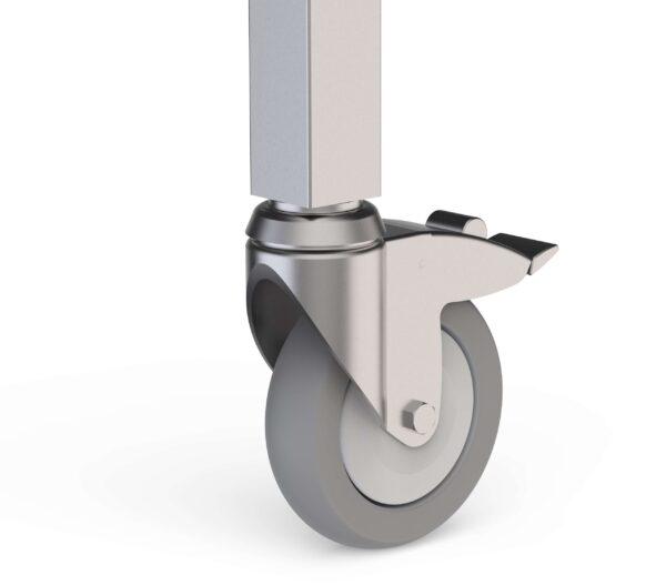 Juego de 4 Ruedas Galvanizadas de 1235 mm  de diámetro WTA04CASTZN