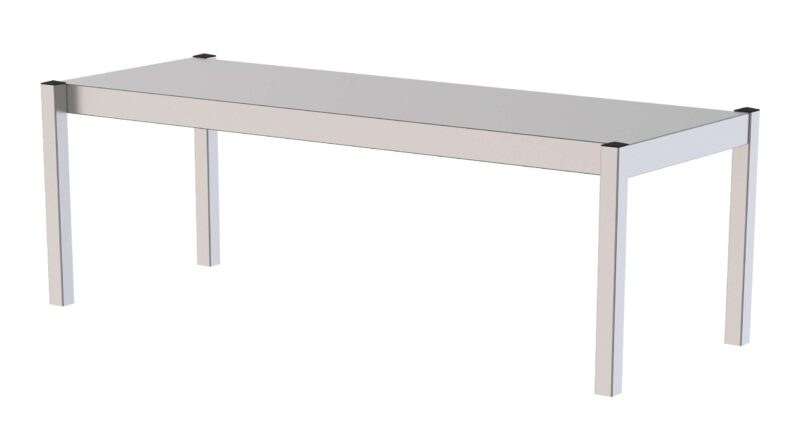 Estante Sobremesa Acero Inoxidable Simple Para Mesas De Trabajo 900x350x300h mm UTS135090S1