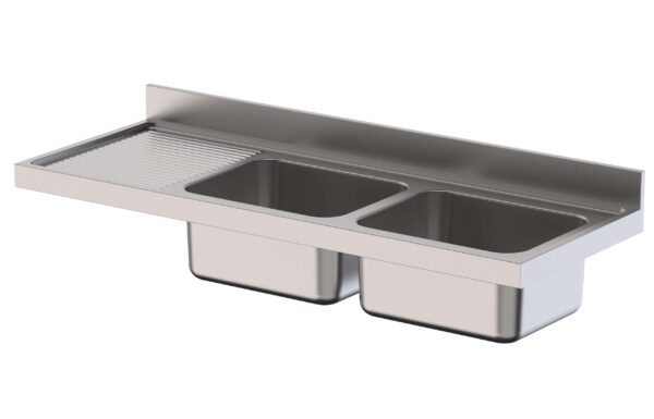 Fregadero Acero Inoxidable 1 Cuba Fondo 600 Sin Mueble 600x600x250h mm IS1606C1000